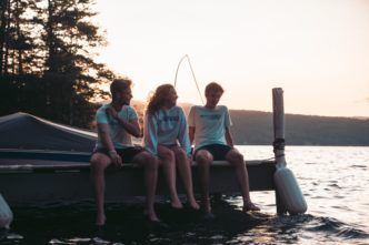 Teamer bei Camp America am See