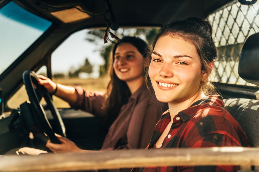 Personen in einem Auto bei Work and Travel in Australien