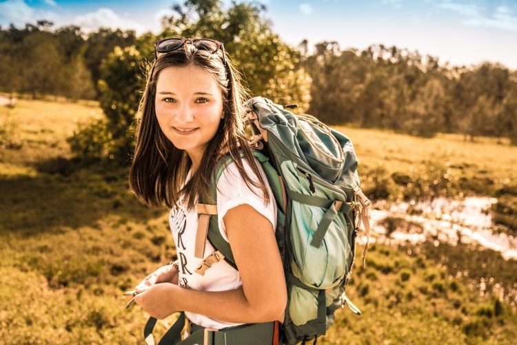 Person bei Work and Travel in Australien