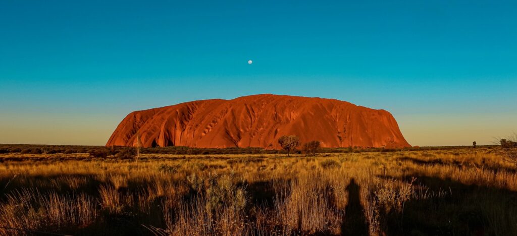 Uluru bei Sonnenuntergang